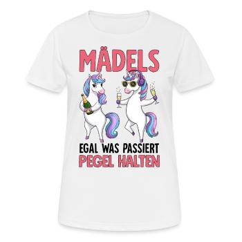 Girls no matter what happens Maintain levels - Women's Breathable T-Shirt - white - Front - AI Model Female 172 dark (172cm)
