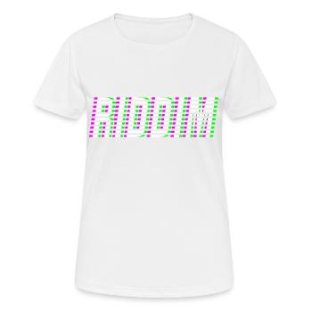 RIDDIM - T-shirt respirant Femme - blanc - Devant - AI Model Female 172 dark (172cm)