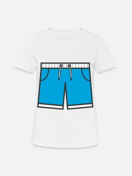 Costumi da bagno Vacanze Estate - Maglietta da donna traspirante - bianco