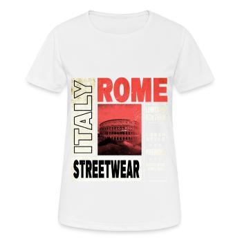 Rome Rome Italy City Skyline Home Love Holiday - Women's Breathable T-Shirt - white - Front - AI Model Female 172 dark (172cm)