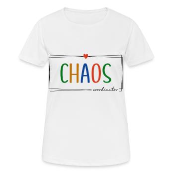 Chaos Coordinator stressed kindergarten educators - Women's Breathable T-Shirt - white - Front - AI Model Female 172 dark (172cm)