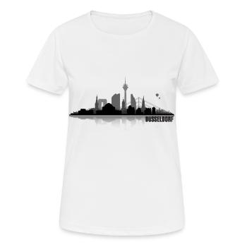 Dusseldorf 02 - Women's Breathable T-Shirt - white - Front - AI Model Female 172 dark (172cm)