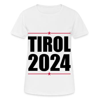 Tyrol 2024 - T-shirt respirant Femme - blanc - Devant - AI Model Female 172 dark (172cm)