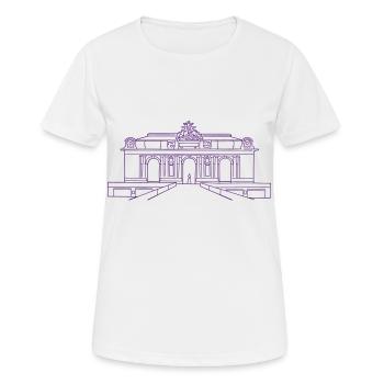 Grand Central Station New York - Frauen T-Shirt atmungsaktiv - Weiß - Vorne - AI Model Female 172 dark (172cm)