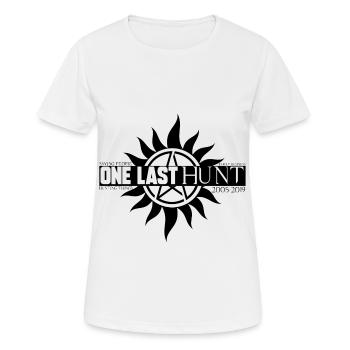 LAST HUNT, CADEAU - T-shirt respirant Femme - blanc - Devant - AI Model Female 172 dark (172cm)