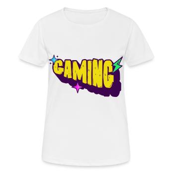Jeux de joueurs - T-shirt respirant Femme - blanc - Devant - AI Model Female 172 dark (172cm)