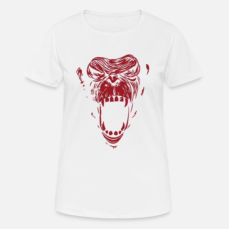 gorilla - Women's Breathable T-Shirt - white