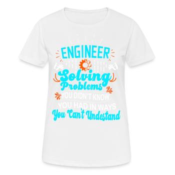 Computer Science Computer Scientist Gift - Women's Breathable T-Shirt - white - Front - AI Model Female 172 dark (172cm)