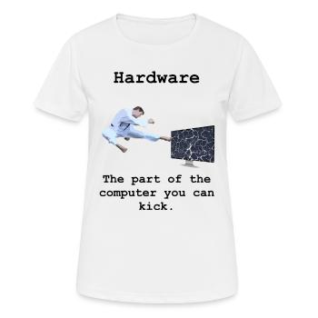Programming Programmierer Informatik Hardware - Frauen T-Shirt atmungsaktiv - Weiß - Vorne - AI Model Female 172 dark (172cm)