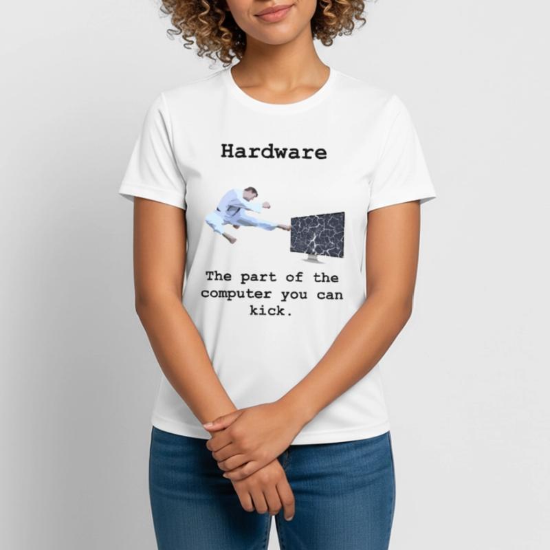 Programming Programmierer Informatik Hardware Frauen T-Shirt atmungsaktiv