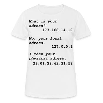 Programming programmer computer scientist computer science - Women's Breathable T-Shirt - white - Front - AI Model Female 172 dark (172cm)