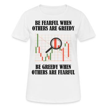 Finance - Cryptocurrency - Money Saying - Women's Breathable T-Shirt - white - Front - AI Model Female 172 dark (172cm)