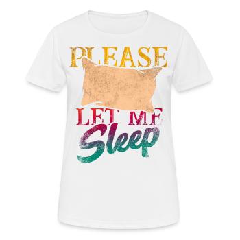 Dormir - T-shirt respirant Femme - blanc - Devant - AI Model Female 172 dark (172cm)