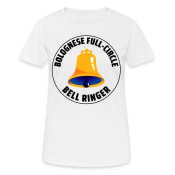 Bolognese Full-Circle Glockenläuter Hobby - Frauen T-Shirt atmungsaktiv - Weiß - Vorne - AI Model Female 172 dark (172cm)