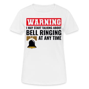 Glockenläuten Klingeln Sammler Campanologe Lustig - Frauen T-Shirt atmungsaktiv - Weiß - Vorne - AI Model Female 172 dark (172cm)