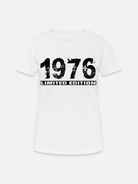 Limited Edition 1976 - Frauen T-Shirt atmungsaktiv - Weiß