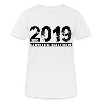 Limited Edition 2019 - Women's Breathable T-Shirt - white - Front - AI Model Female 172 dark (172cm)