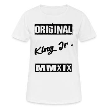 Original King Jr Offspring Baby Pregnancy - Women's Breathable T-Shirt - white - Front - AI Model Female 172 dark (172cm)