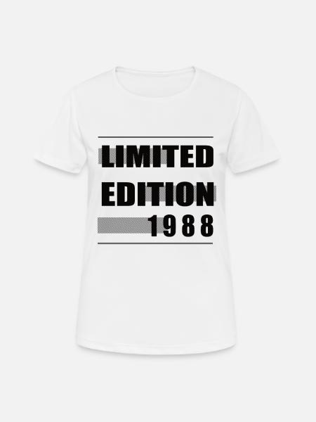 Édition limitée 1988 - T-shirt respirant Femme - blanc
