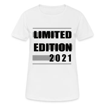 Édition limitée 2021 - T-shirt respirant Femme - blanc - Devant - AI Model Female 172 dark (172cm)