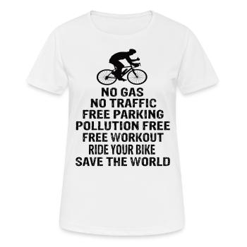 Coureur - T-shirt respirant Femme - blanc - Devant - AI Model Female 172 dark (172cm)