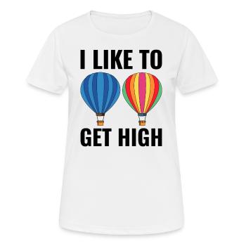 Montgolfière Montgolfière Montgolfière - T-shirt respirant Femme - blanc - Devant - AI Model Female 172 dark (172cm)