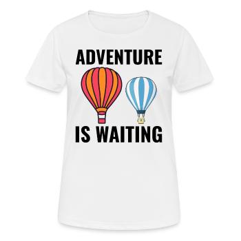 Montgolfière Montgolfière Montgolfière - T-shirt respirant Femme - blanc - Devant - AI Model Female 172 dark (172cm)