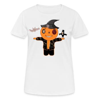 Spuky - T-shirt respirant Femme - blanc - Devant - AI Model Female 172 dark (172cm)