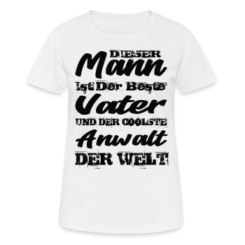 Anwalt - Frauen T-Shirt atmungsaktiv - Weiß - Vorne - AI Model Female 172 dark (172cm)