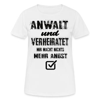 Anwalt - Frauen T-Shirt atmungsaktiv - Weiß - Vorne - AI Model Female 172 dark (172cm)