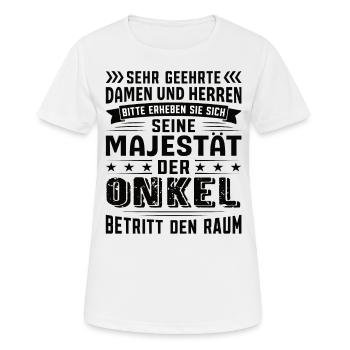 Onkel Geburtstag Onkel Sprüche Onkel Geschenke - Frauen T-Shirt atmungsaktiv - Weiß - Vorne - AI Model Female 172 dark (172cm)