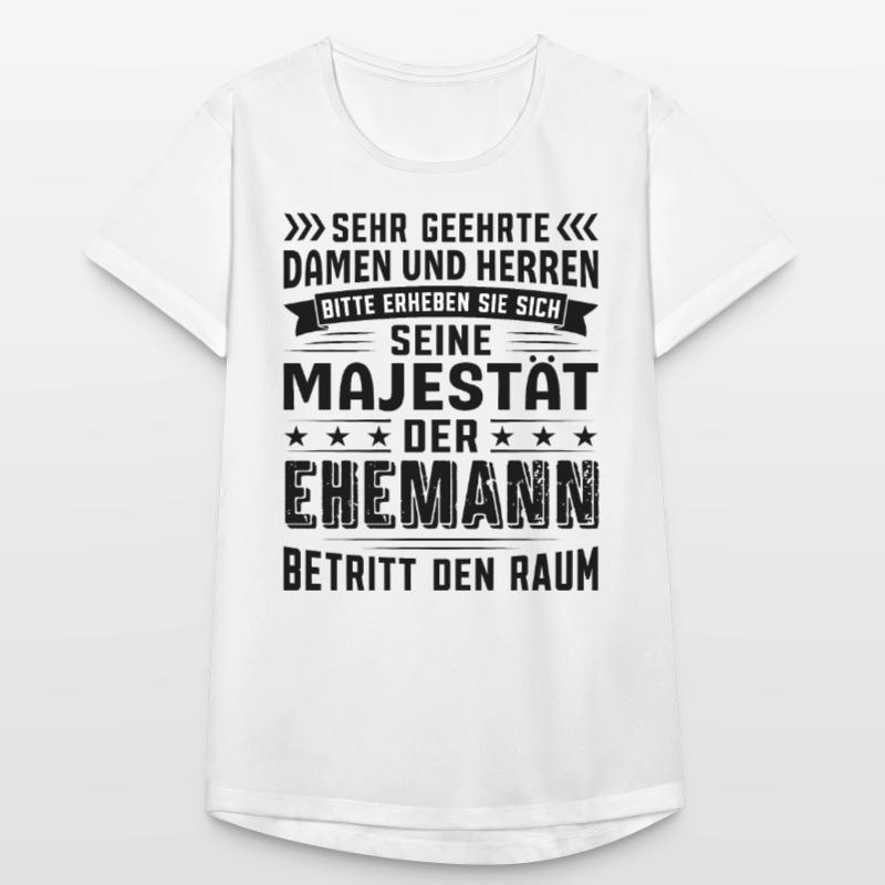 Ehemann Geburtstag Ehemann Sprüche Ehemann Frauen T-Shirt atmungsaktiv