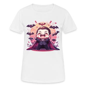 Vampire - T-shirt respirant Femme - blanc - Devant - AI Model Female 172 dark (172cm)