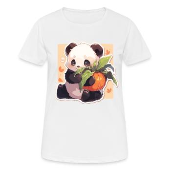 Panda Pandas Pandabären Baby Panda Tiere - Frauen T-Shirt atmungsaktiv - Weiß - Vorne - AI Model Female 172 dark (172cm)