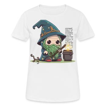 La force de la technologie - T-shirt respirant Femme - blanc - Devant - AI Model Female 172 dark (172cm)
