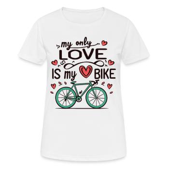 Rennrad Rennrad Sprüche Rennrad Spruch - Frauen T-Shirt atmungsaktiv - Weiß - Vorne - AI Model Female 172 dark (172cm)