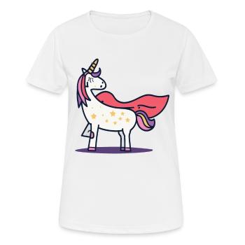 Unicorn Superhero Unicorns Unicorn Baby Unicorn - Women's Breathable T-Shirt - white - Front - AI Model Female 172 dark (172cm)