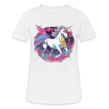 Unicorn Superhero Unicorns Unicorn Baby Unicorn - Women's Breathable T-Shirt - white - Front - AI Model Female 172 dark (172cm)