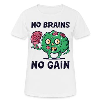 Zombies Zombie Halloween Zombie Kostüm - Frauen T-Shirt atmungsaktiv - Weiß - Vorne - AI Model Female 172 dark (172cm)