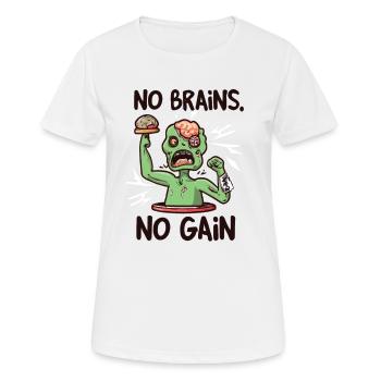 Zombies Zombie Halloween Zombie Kostüm - Frauen T-Shirt atmungsaktiv - Weiß - Vorne - AI Model Female 172 dark (172cm)