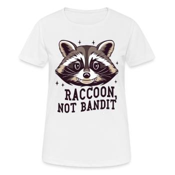 Waschbär Waschbär Baby Raccoon Not Bandit - Women's Breathable T-Shirt - white - Front - AI Model Female 172 dark (172cm)