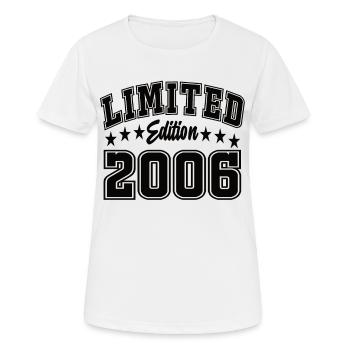 Limited Edition 2006 - Frauen T-Shirt atmungsaktiv - Weiß - Vorne - AI Model Female 172 dark (172cm)
