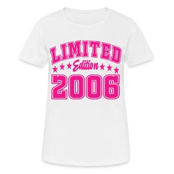 Limited Edition 2006 - Frauen T-Shirt atmungsaktiv - Weiß - Vorne - AI Model Female 172 dark (172cm)