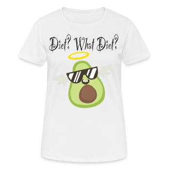 Diet What Diet Avocado Avocados Vegan Veganer - Women's Breathable T-Shirt - white - Front - AI Model Female 172 dark (172cm)