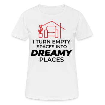Interior Designer Decoration Design Professional - Women's Breathable T-Shirt - white - Front - AI Model Female 172 dark (172cm)