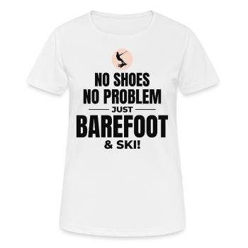 Pieds nus Ski nautique Sports extrêmes Pieds nus - T-shirt respirant Femme - blanc - Devant - AI Model Female 172 dark (172cm)