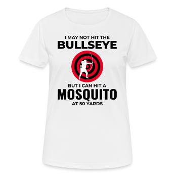 Archery Targets Archer Bullseye Shooting Sport - Women's Breathable T-Shirt - white - Front - AI Model Female 172 dark (172cm)