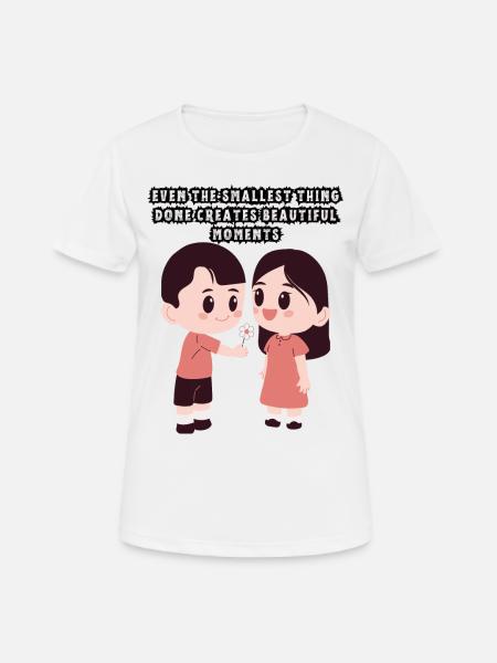 Couple Love - Women's Breathable T-Shirt - white
