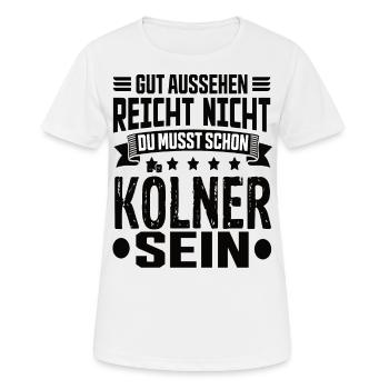 Cologne Cologne NRW Rhineland Cologne Saying - Women's Breathable T-Shirt - white - Front - AI Model Female 172 dark (172cm)
