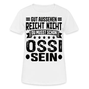 Ossi East German East Germany East Saying - Women's Breathable T-Shirt - white - Front - AI Model Female 172 dark (172cm)